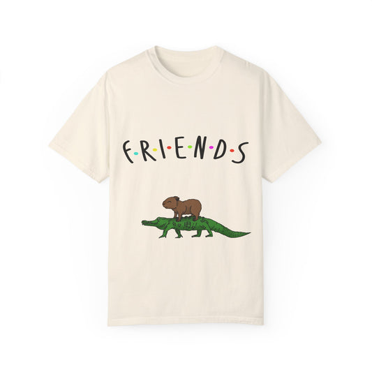 Capybara Riding Croc T-shirt