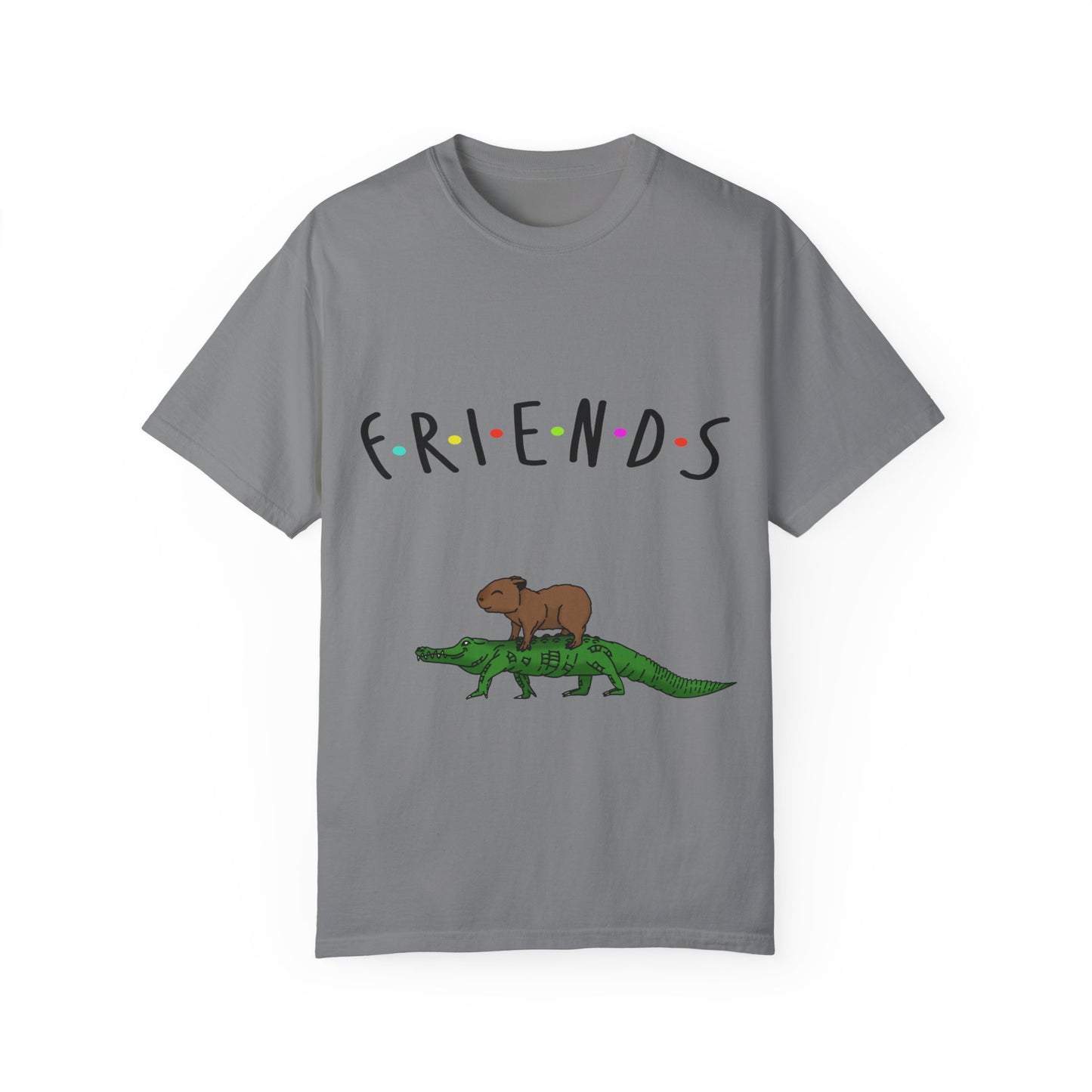 Capybara Riding Croc T-shirt
